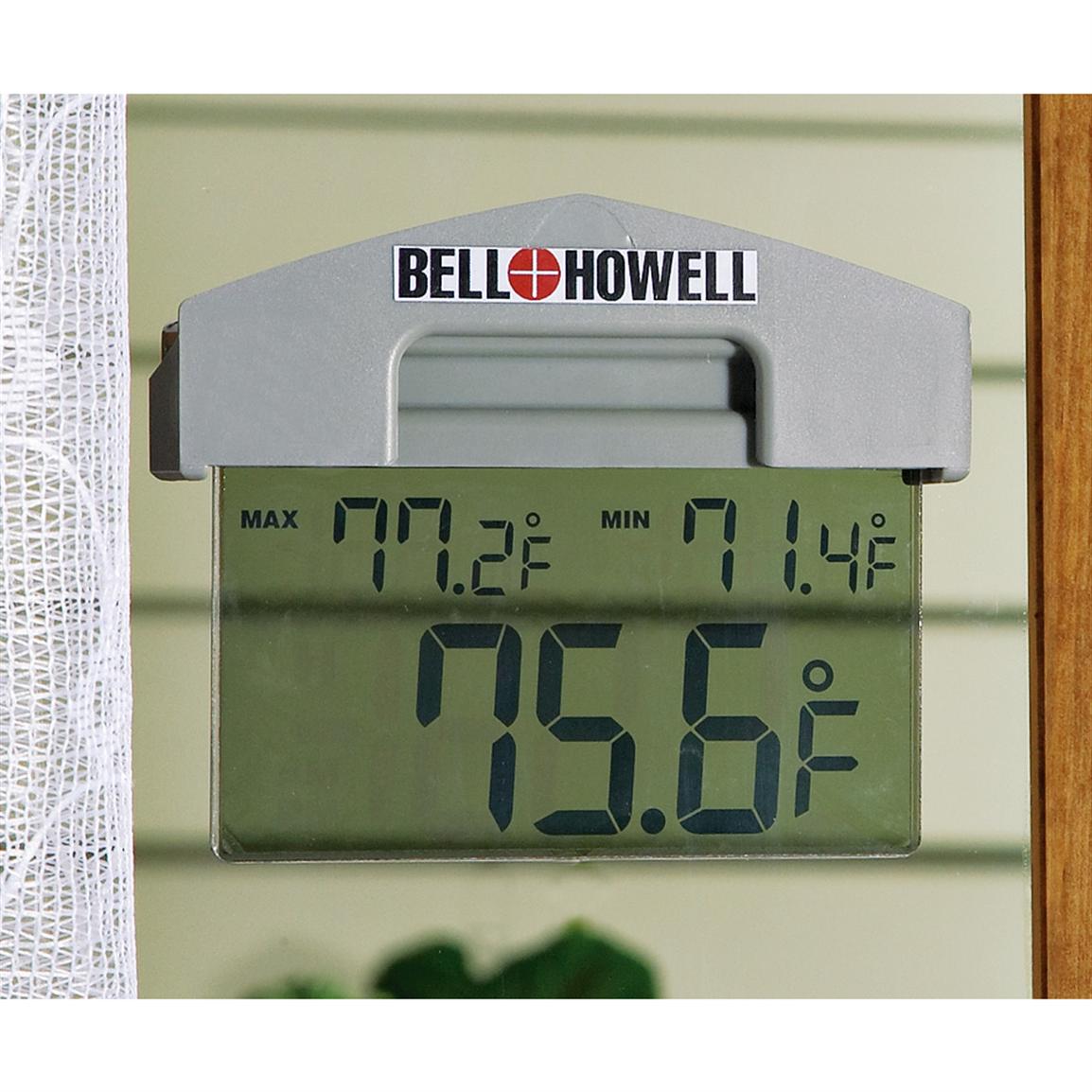 Solar - powered Thermometer - 136091, Weather Stations at Sportsman's Guide