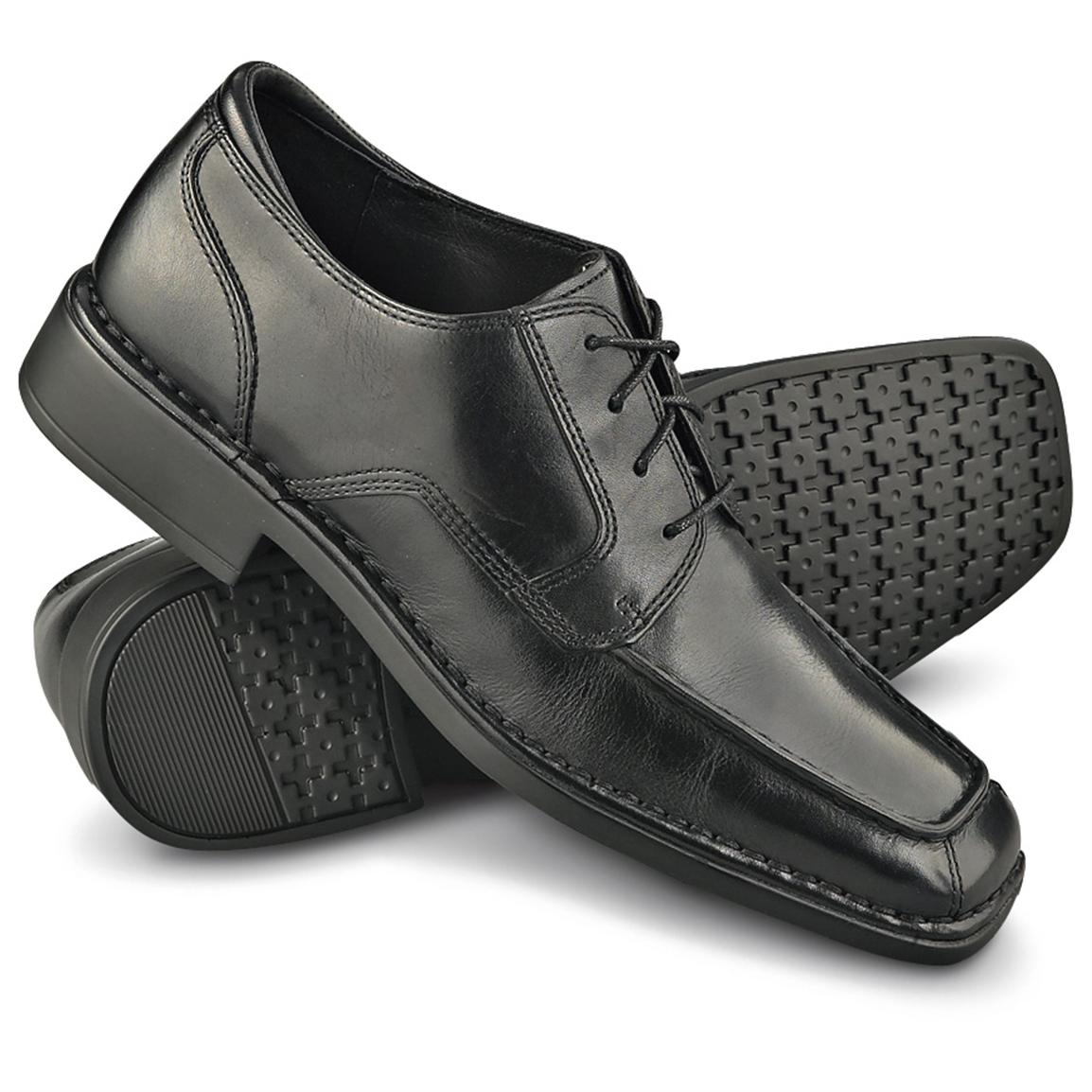 Men's Bostonian® Trump Dress Shoes, Black - 136336, Dress Shoes at ...
