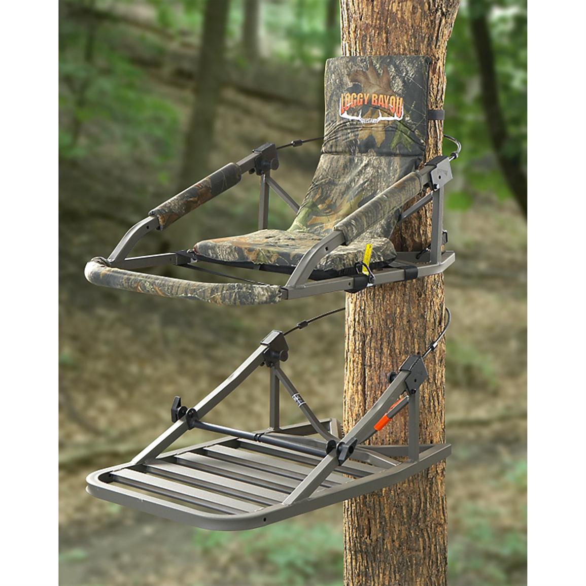 Loggy Bayou® Mega - Transformer™ Aluminum Tree Stand - 136418, Climbing ...