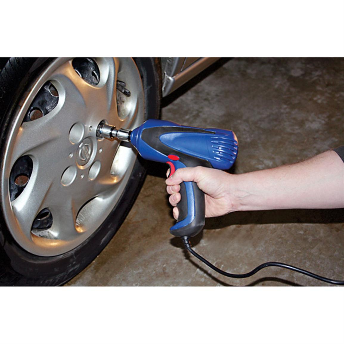 12V Jack and Impact Wrench Auto Emergency Kit 136893, Power Tools at