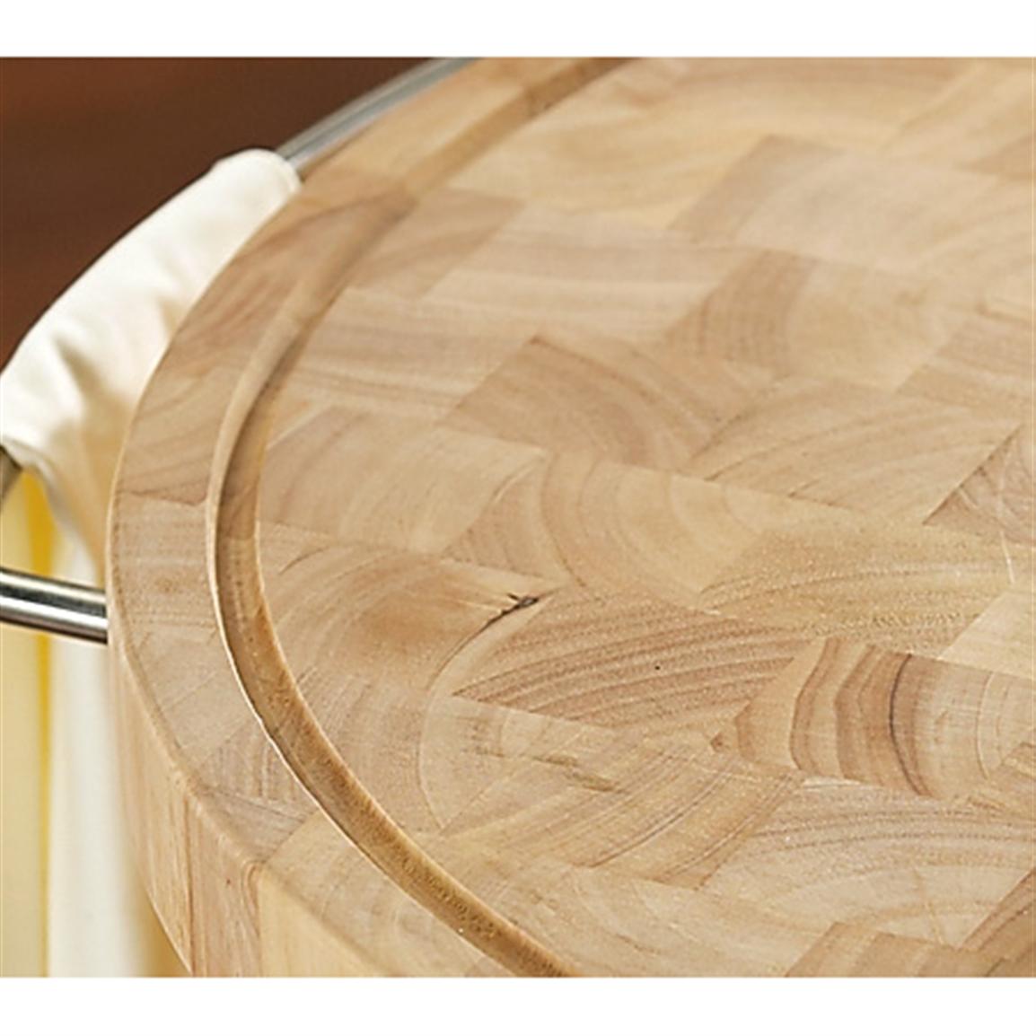 Round Butcher Block Cart 137230, Kitchen & Dining at Sportsman's Guide