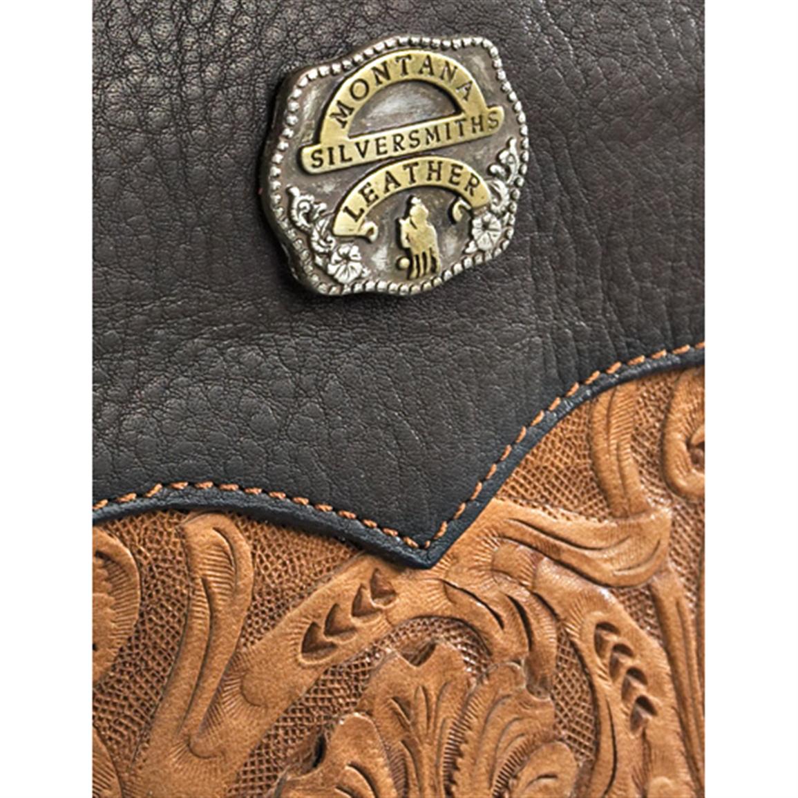 Montana Silversmiths® Leather and Cowhide Purse 137495, Purses