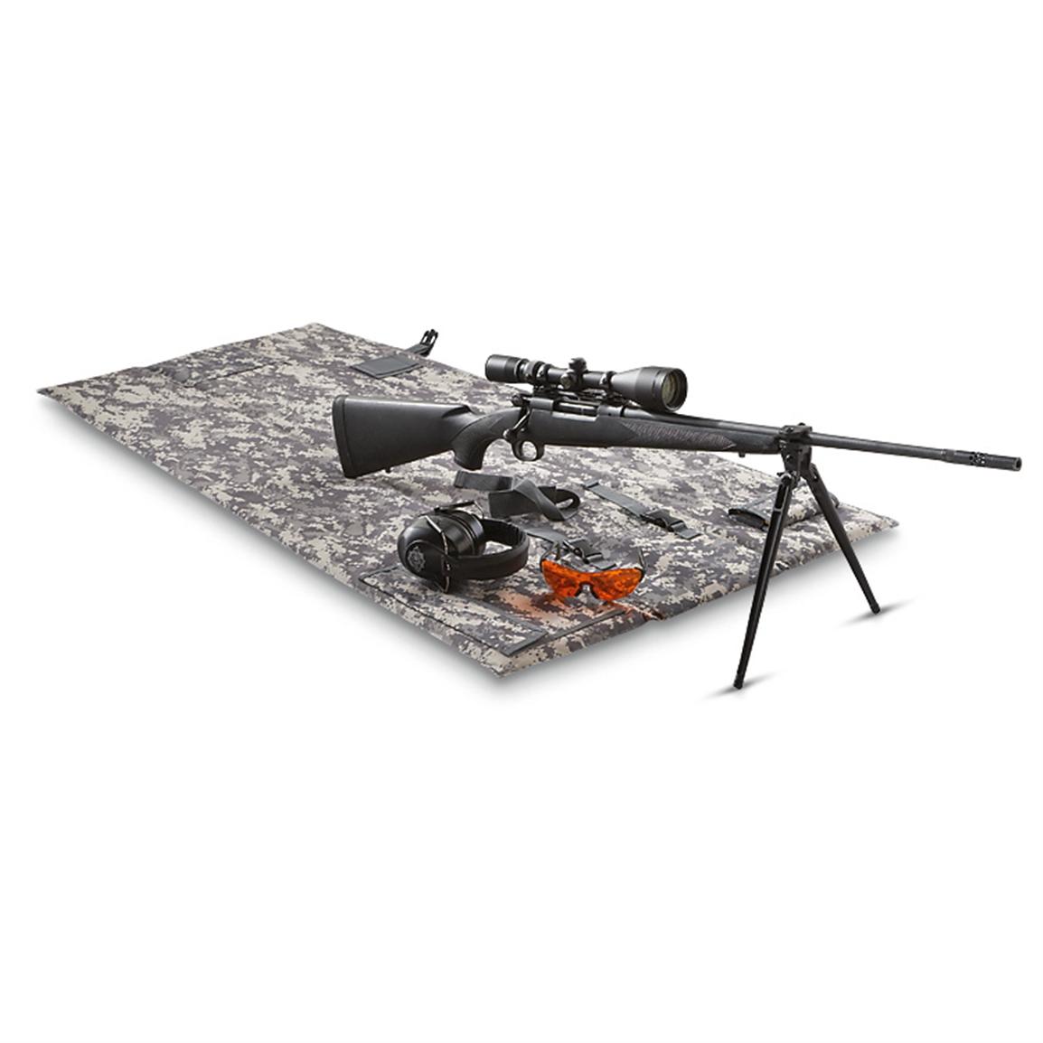 Combo Rifle Case / Shooting Mat, Digital Camo 137875, Gun Cases at