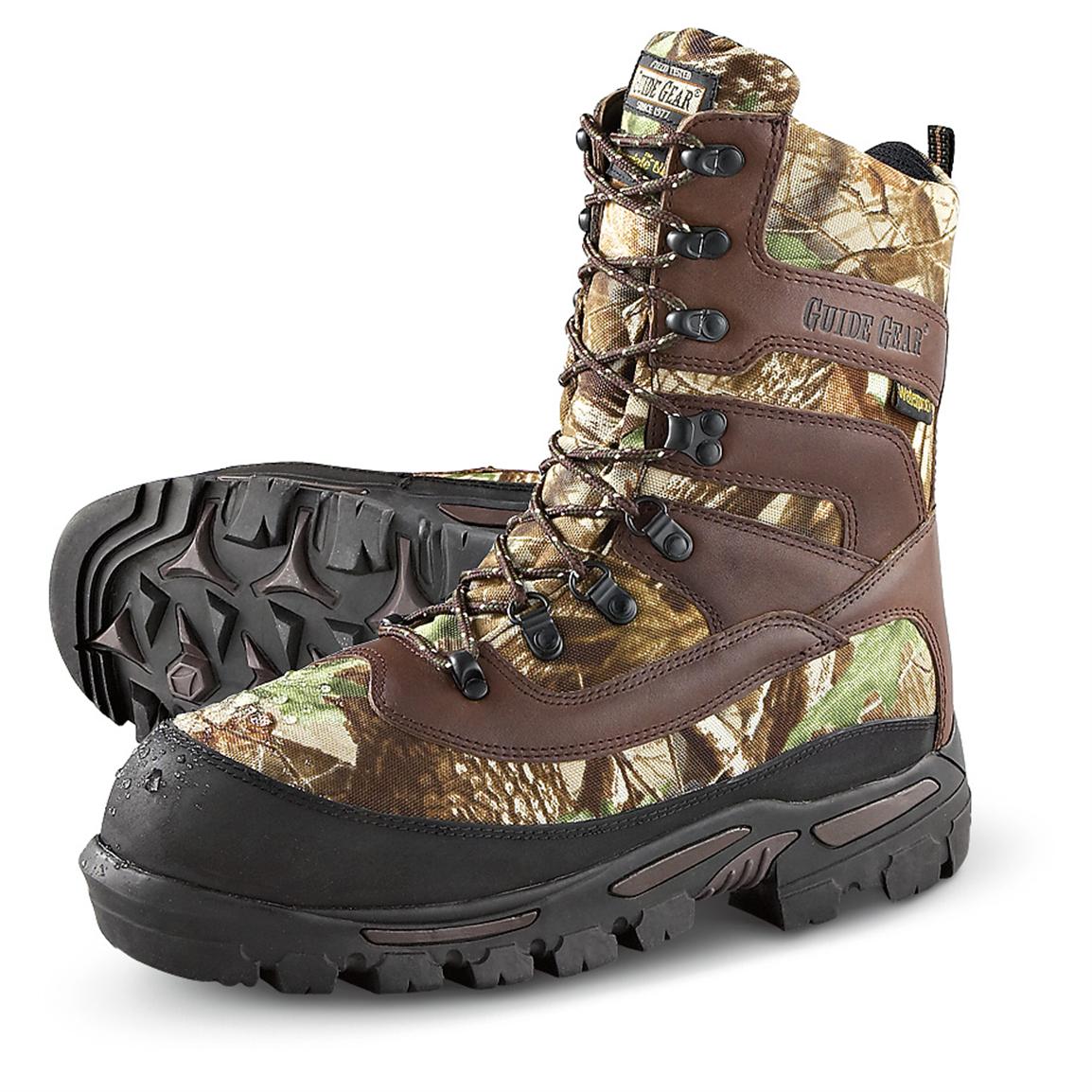 Men&#39;s Guide Gear® 1,600 gram Thinsulate™ Ultra Insulated Waterproof Hunting Boots - 138054 ...