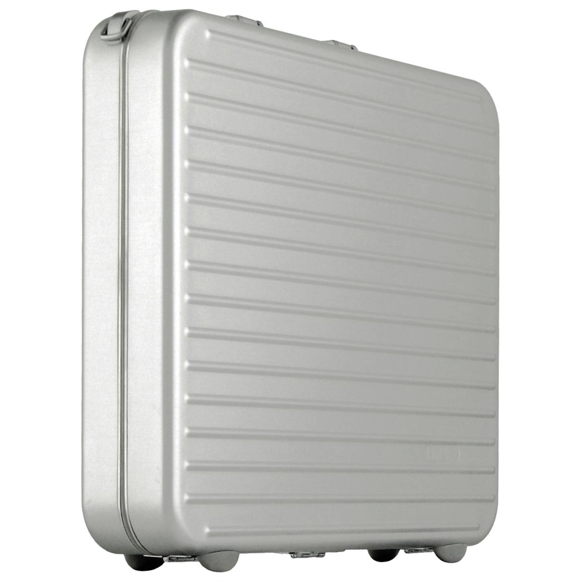 3" deep Rimowa® Leather lined Aluminum Attache Case 138100