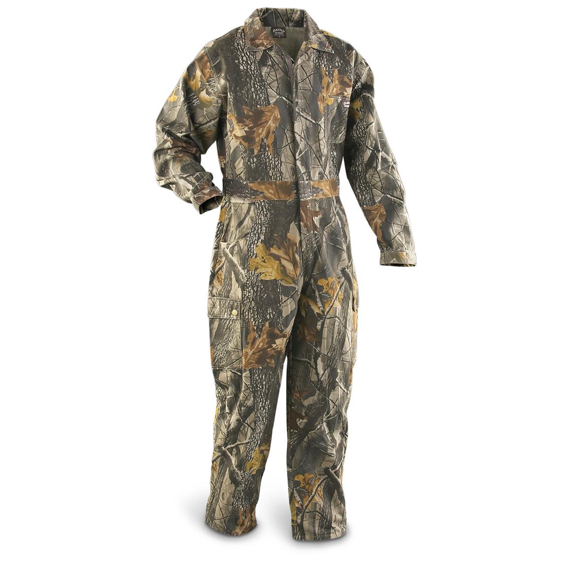 Whitewater Outdoors® Non Insulated Camo Coveralls Hardwoods Grey 2024