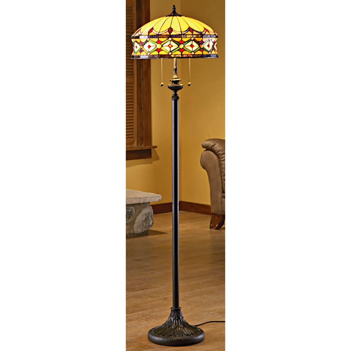 Quoizel Tiffany Style Floor Lamp 138285 Lighting At