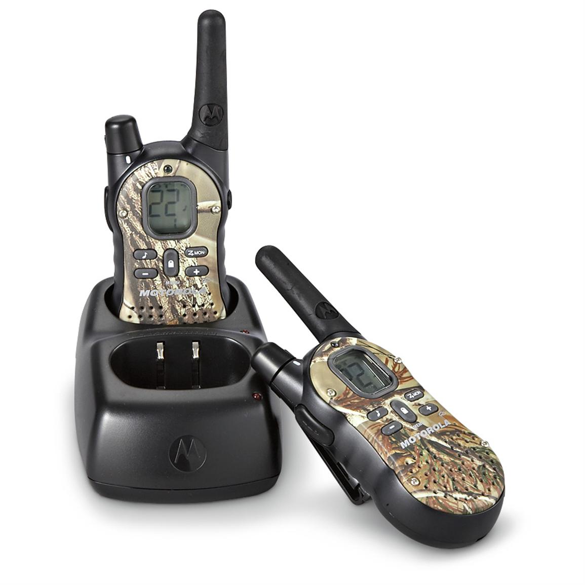2Pk. Motorola® 12 mile GMRS Radios 138550, CB & Two Way Radios at