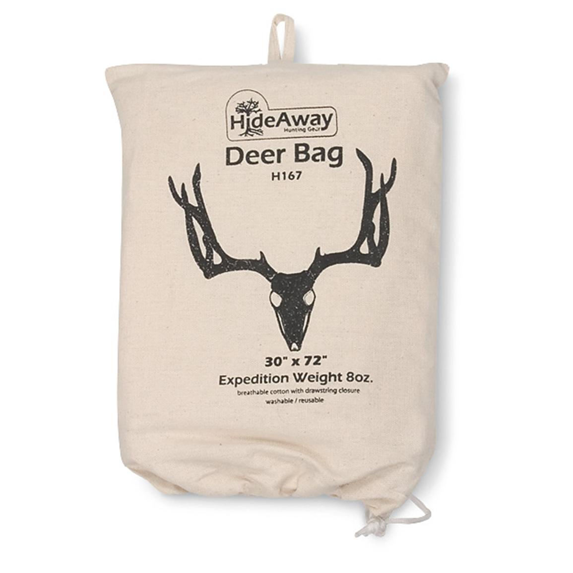 HideAway Expedition Weight Cotton Canvas Deer Bag, Quarter Size ...