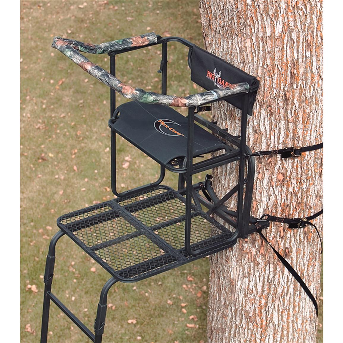 Big Game® 16' Executive™ Ladder Tree Stand - 138777, Ladder Tree Stands ...