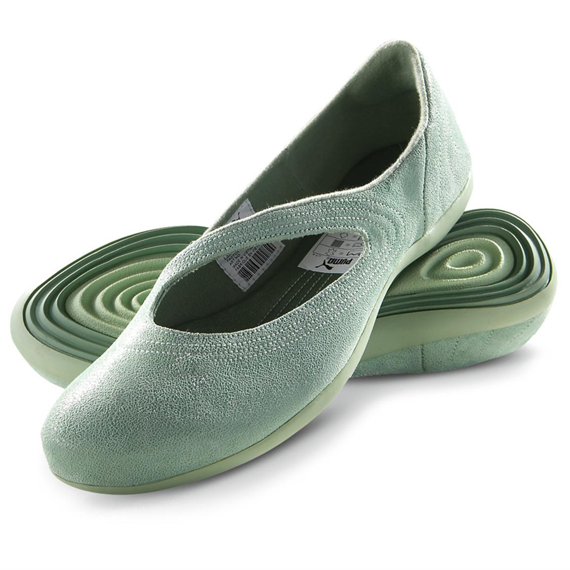 Women's Puma® Vitta CR Slip - ons, Spring Green - 138820, Casual Shoes ...