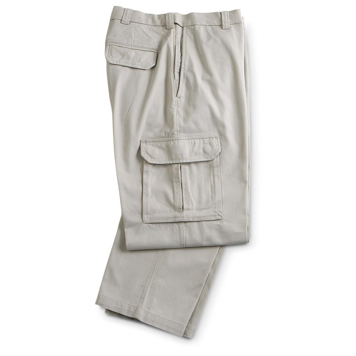 29" Haggar® Q Plush Cotton Cargo Pants 141933, Jeans & Pants at