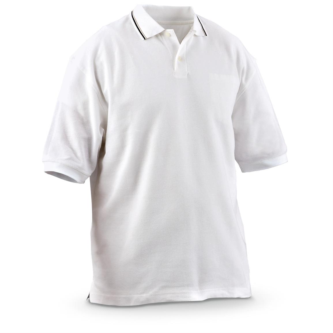 Haggar® Short - sleeved Cool 18 Polo Shirt - 138958, Shirts at ...