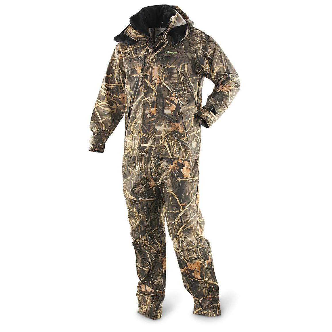 Whitewater® Waterfowl Suit, MAX - 4® - 139471, Camo Jackets at
