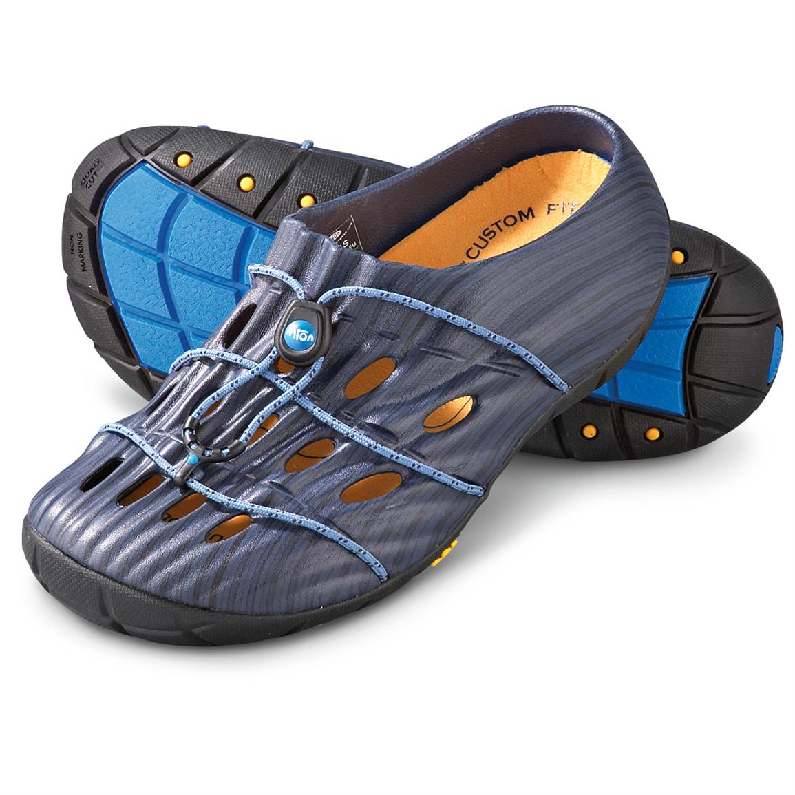 Men's Mion® Pen Shell Clogs, Blue - 139686, Sandals at Sportsman's Guide