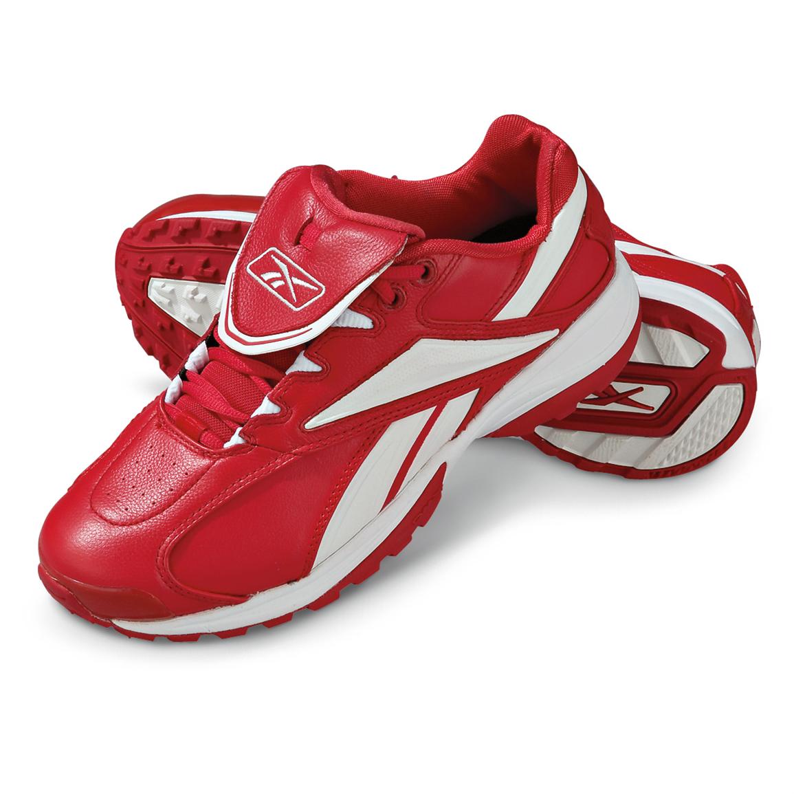 Men's Reebok® Vero FL Turf Trainer Low Athletic Shoes, Red / White ...