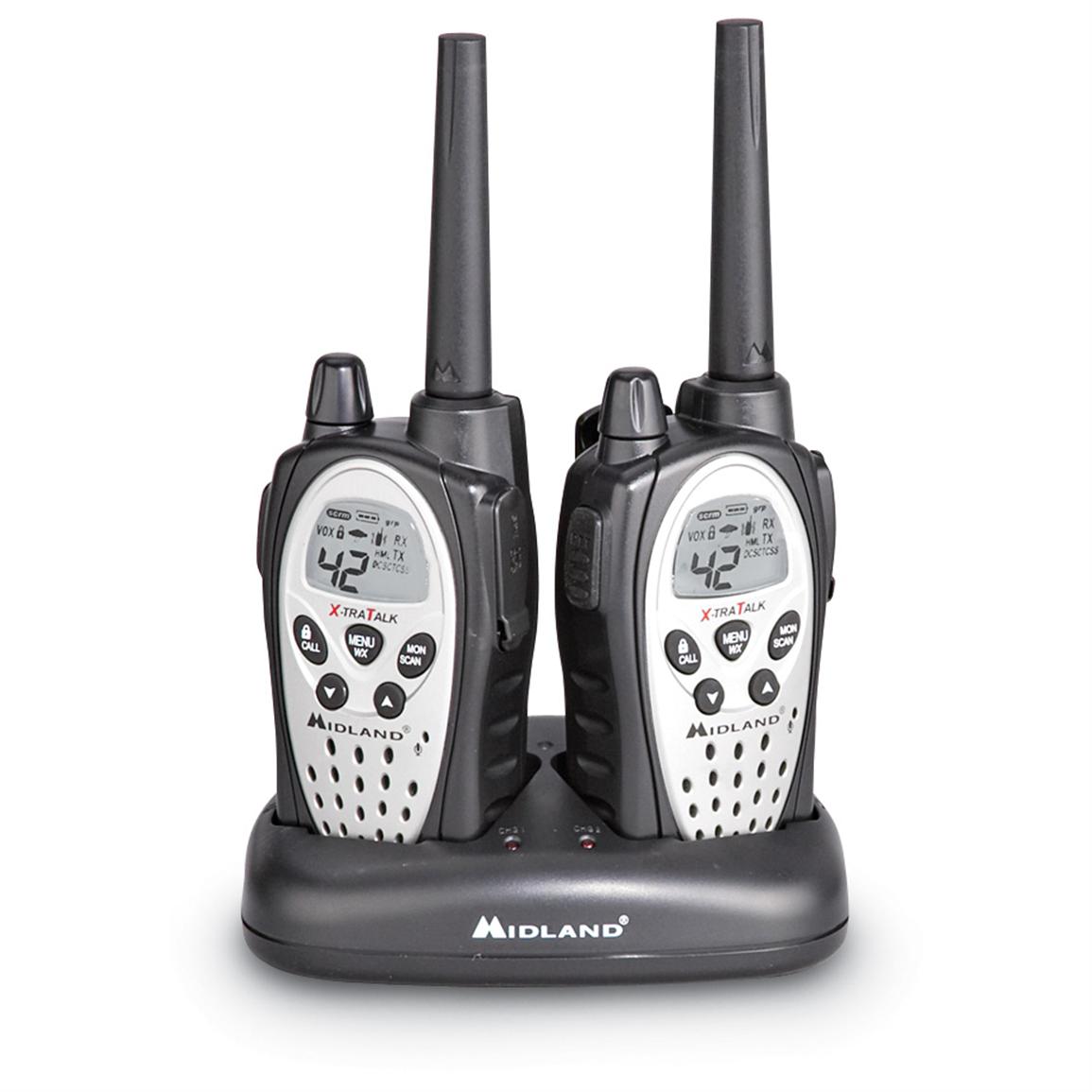 Set of 2 Midland® GXT - 950 30 - mile - range 2 - way Radios, Camo