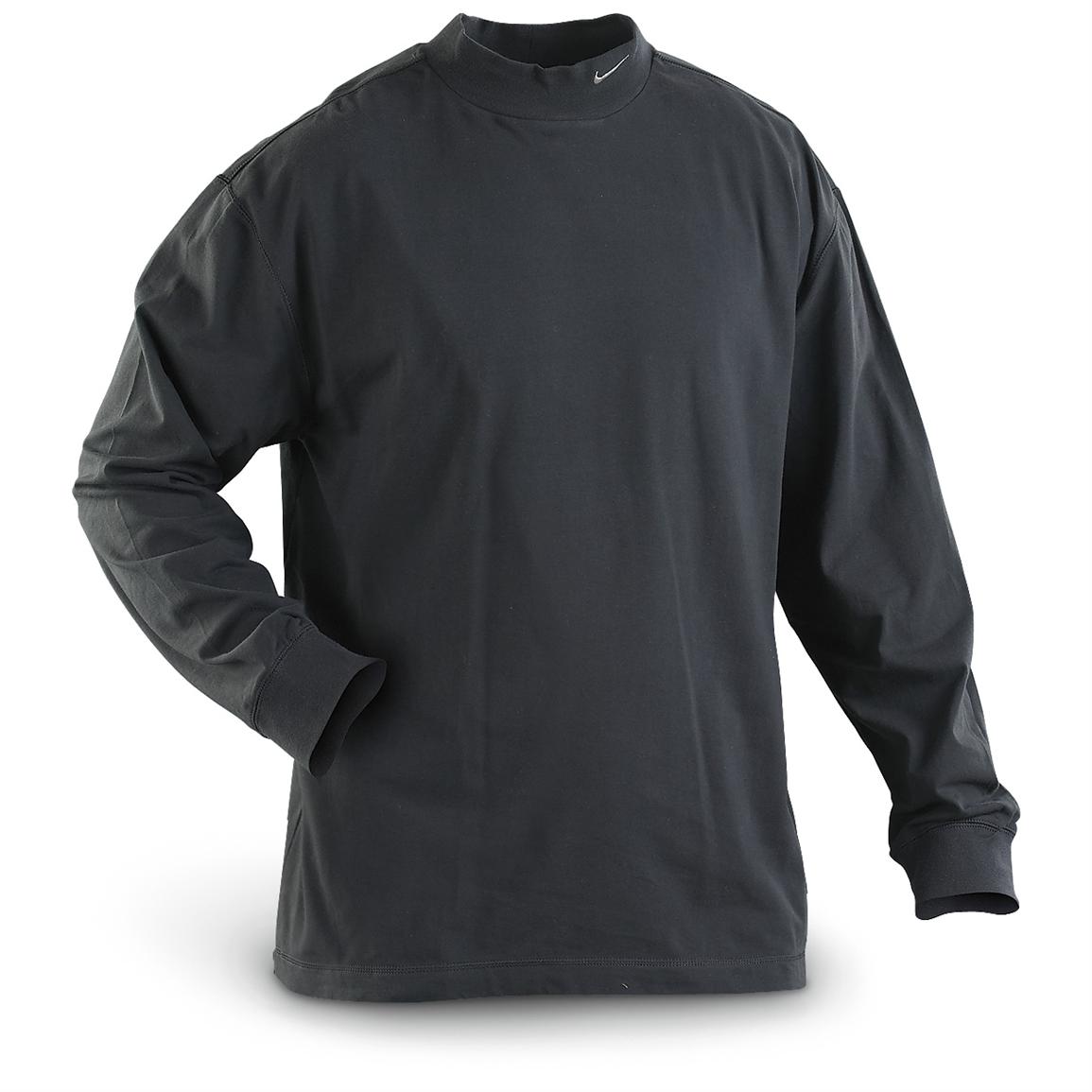 Download Nike® Fundamental Long - sleeved Mock Shirt - 140086, T ...