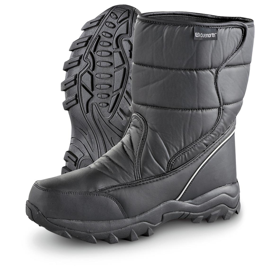 Men's Due North® Boots, Black - 140113, Winter & Snow Boots at ...