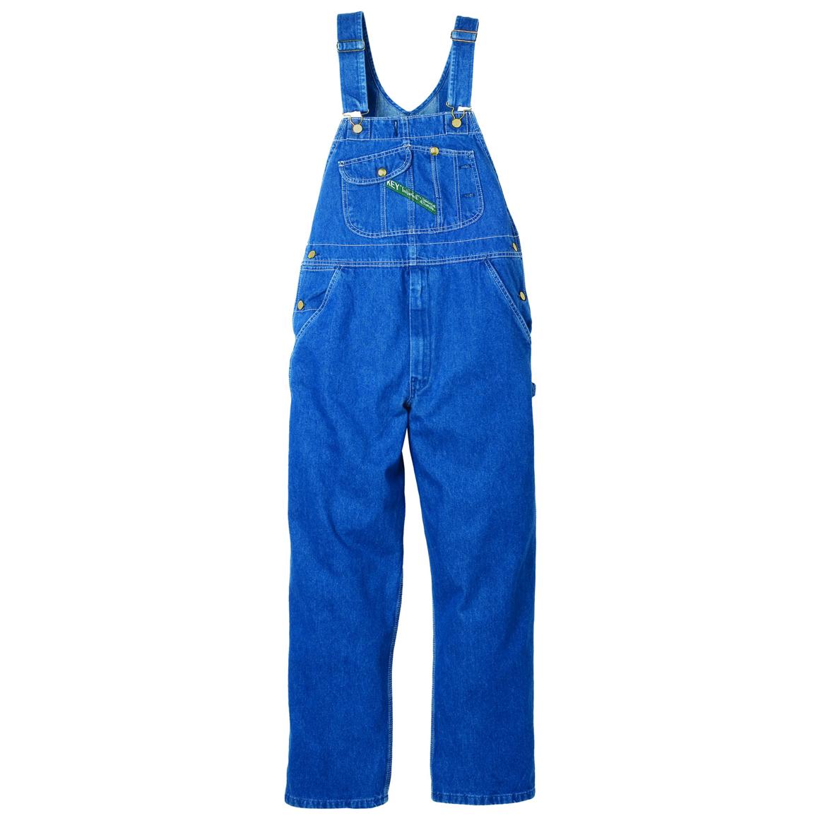 button fly overalls
