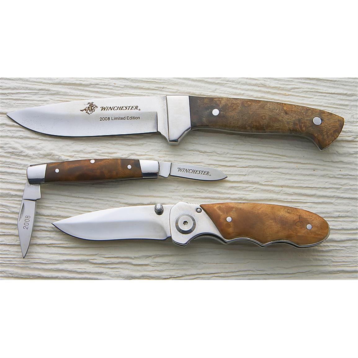 3 - Pc. Winchester® Knife Set - 140314, Folding Knives at ...