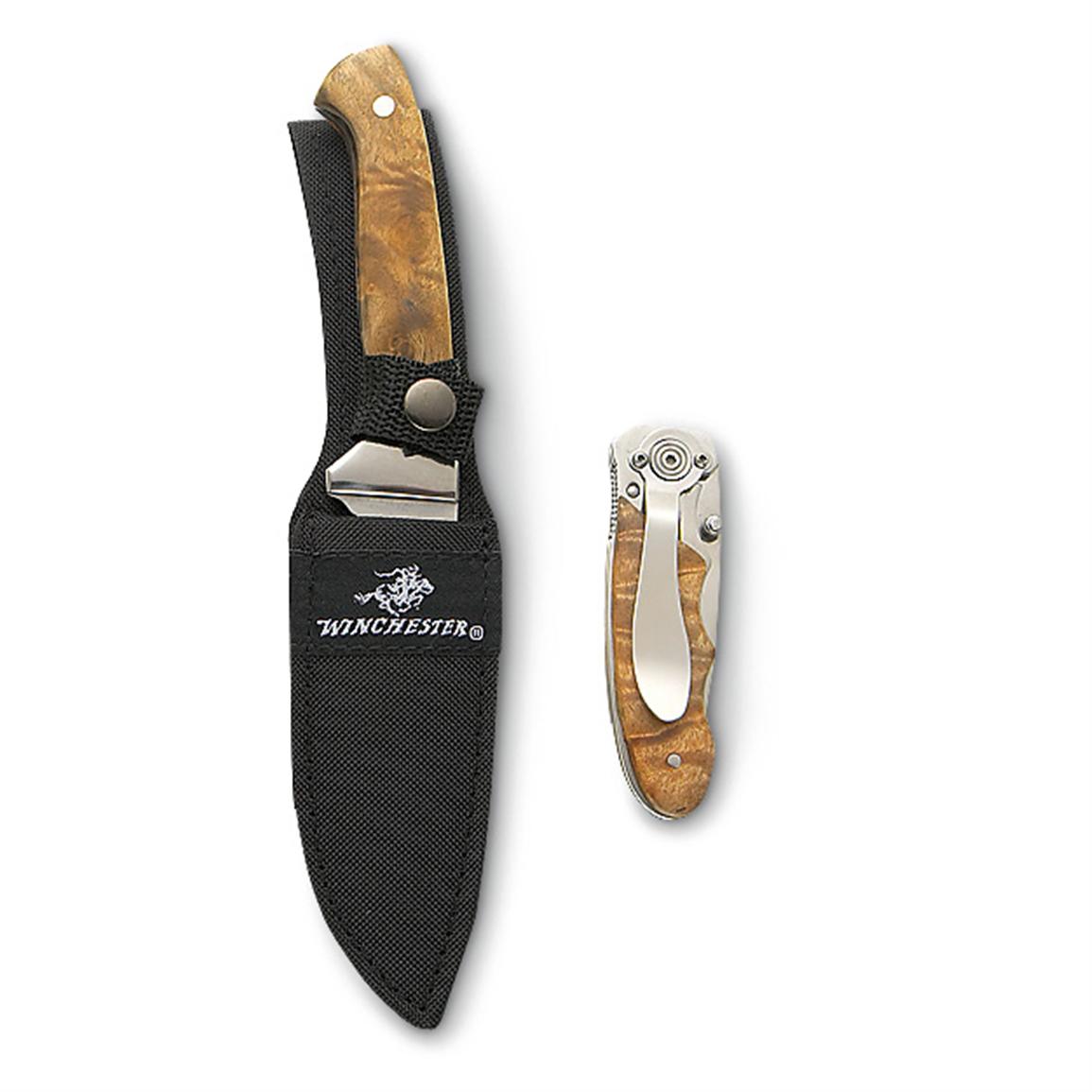 3 - Pc. Winchester® Knife Set - 140314, Folding Knives at Sportsman's Guide