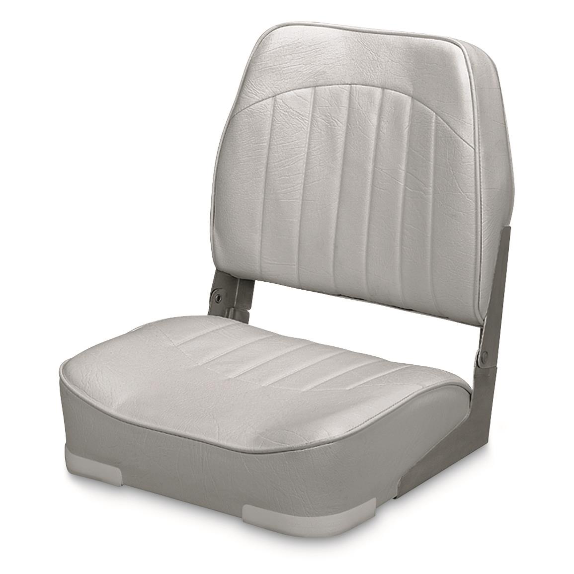 Wise Low - back Economy Fishing Boat Seat, Gray
