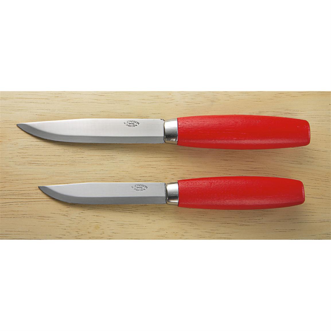 2 Pc. Set of Swedish Military issue Swedish Mora Knives 140473