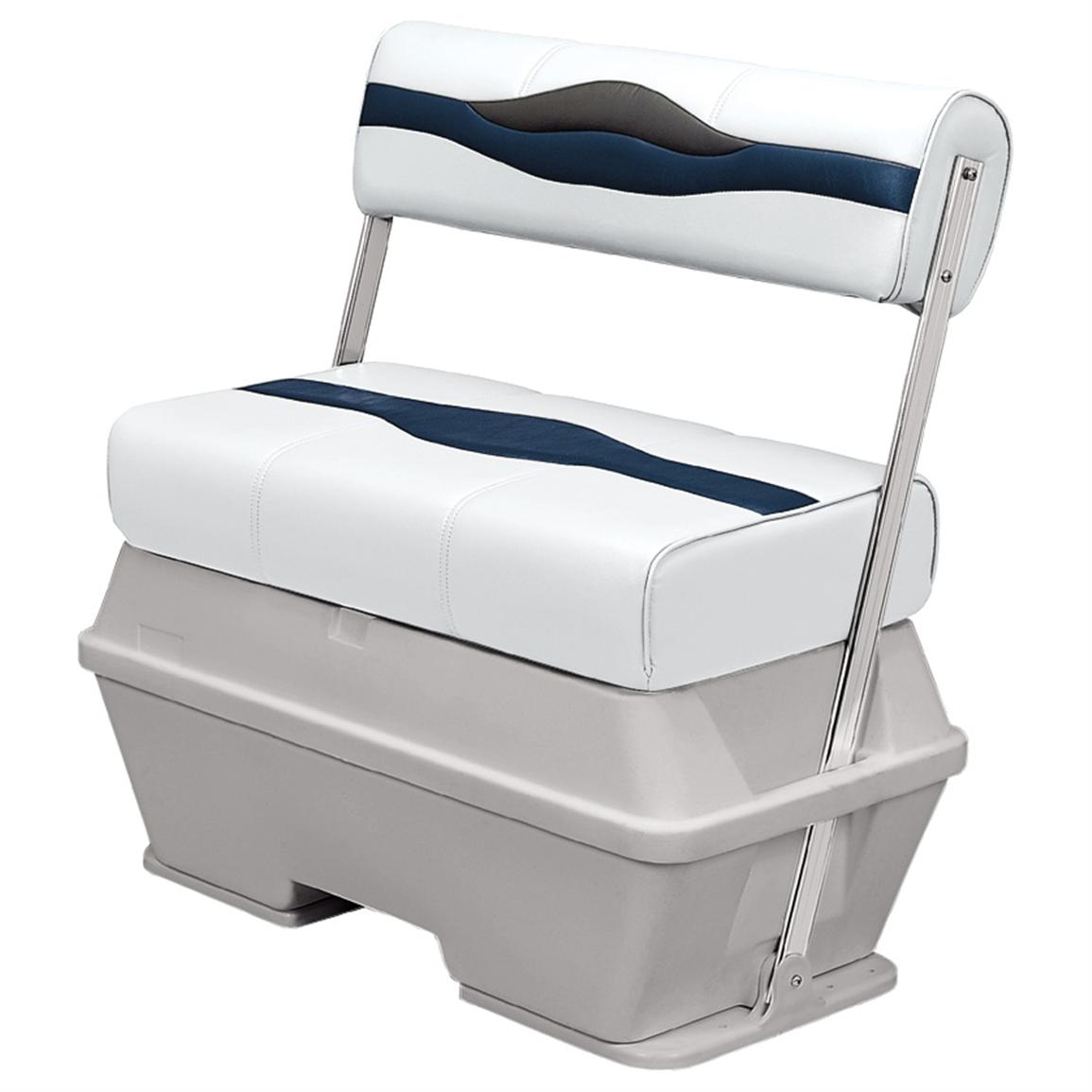 Wise® Premium Pontoon 70 - quart Flip - Flop Cooler Seat - 140872