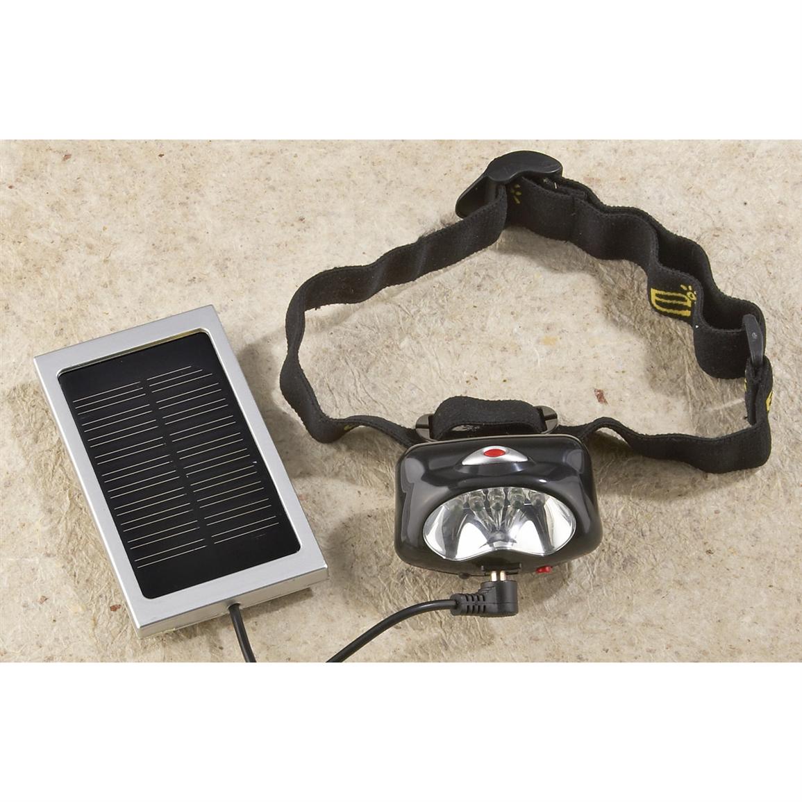 Everlite® Solar Headlamp - 140941, Flashlights at Sportsman's Guide