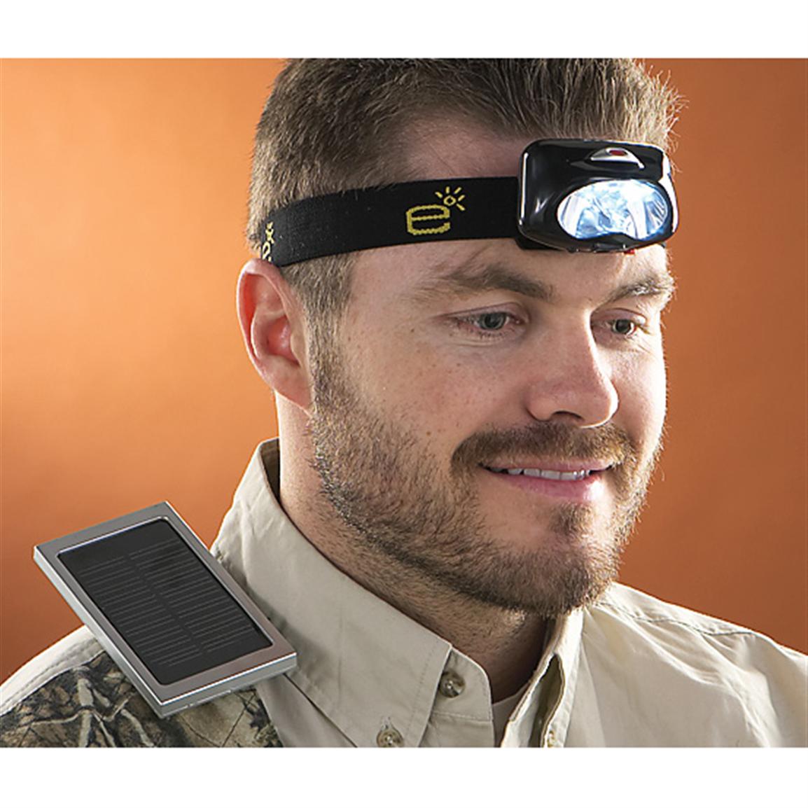 Everlite® Solar Headlamp - 140941, Flashlights at Sportsman's Guide