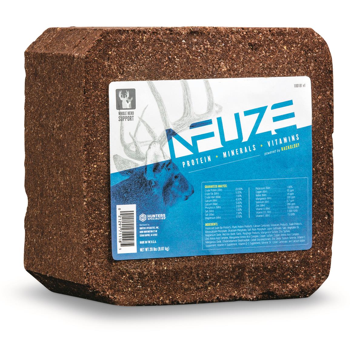NFUZE Protein Block, 20 lb.