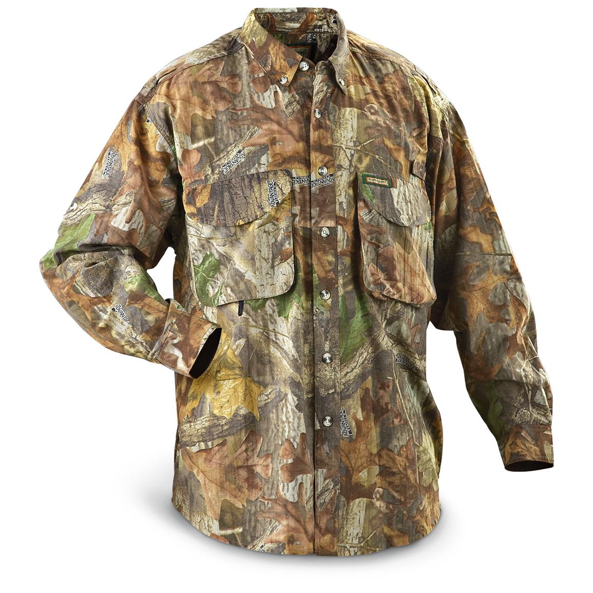 Remington® Rem - Lite™ Long - sleeved Shirt, Advantage Timber® - 141161 ...