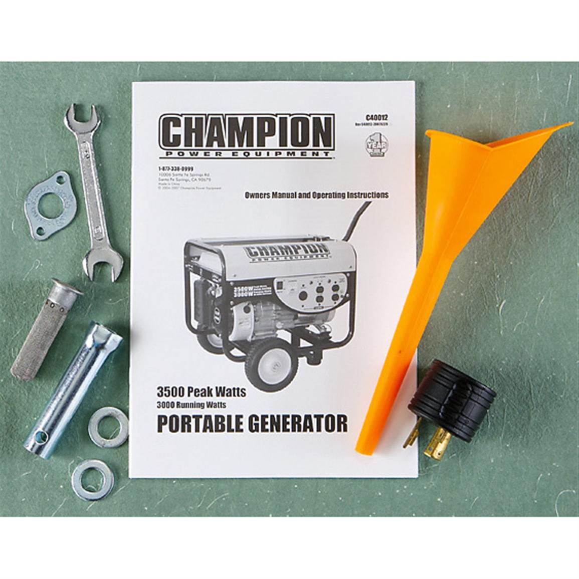 Champion™ Generator 141461, Portable Generators at Sportsman's Guide