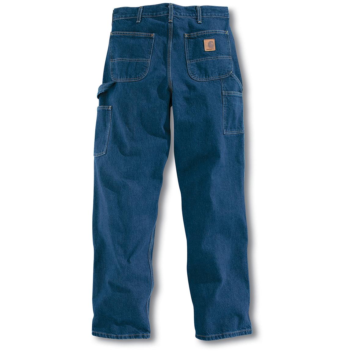 Carhartt® Signature Denim Work Dungarees - 226816, Jeans & Pants at ...