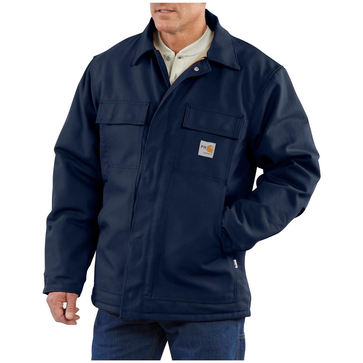 Carhartt® Flame - resistant Duck Traditional Coat - 141750, Uninsulated ...
