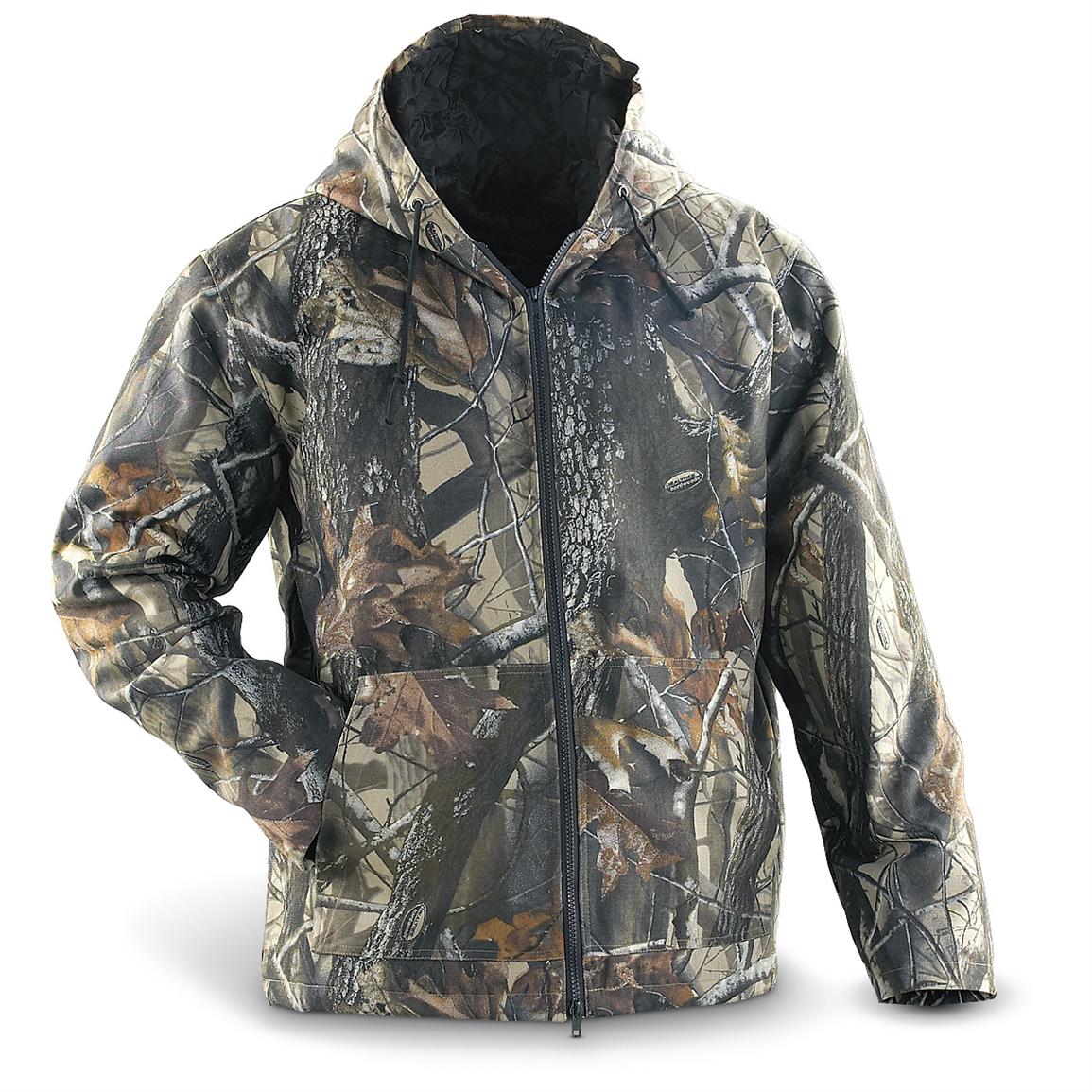 Roper® Camo Hooded Jacket, Realtree® Hardwoods Grey® - 141780, Camo ...