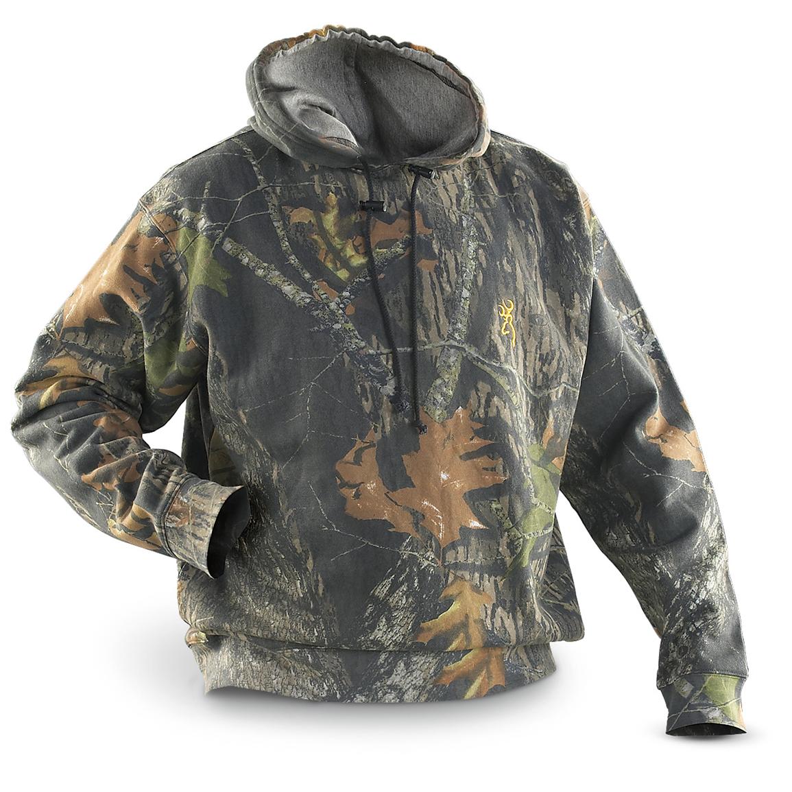 Browning® Camo Hooded Sweatshirt Mossy Oak® Break - Up™ - 141782, Camo ...