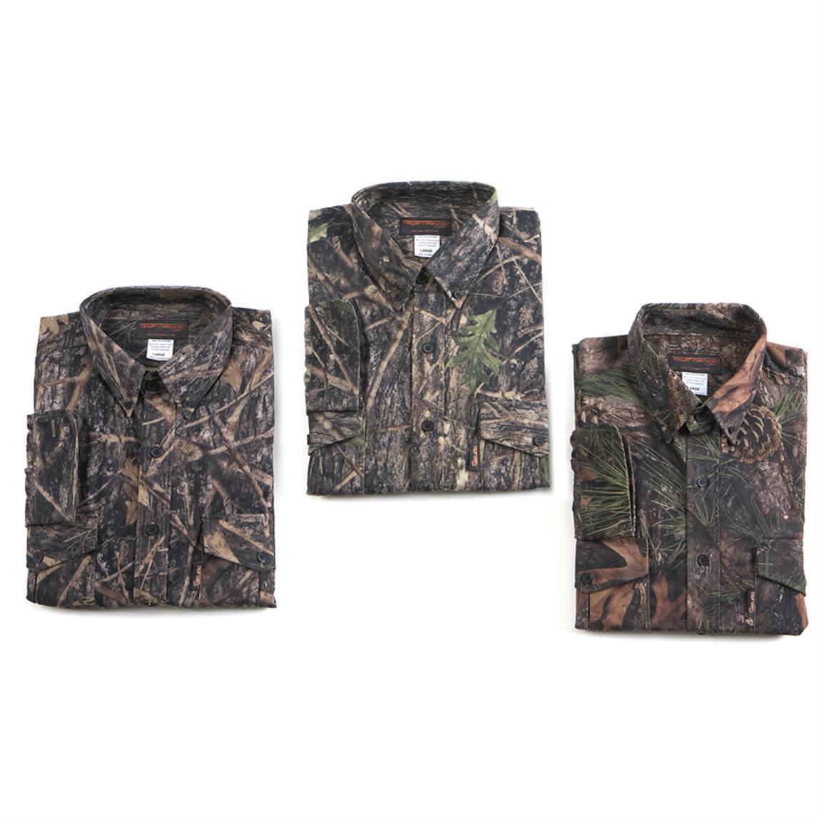 True Timber® Men's Long Sleeve Supertwill Shirt - 141795, Camo ...