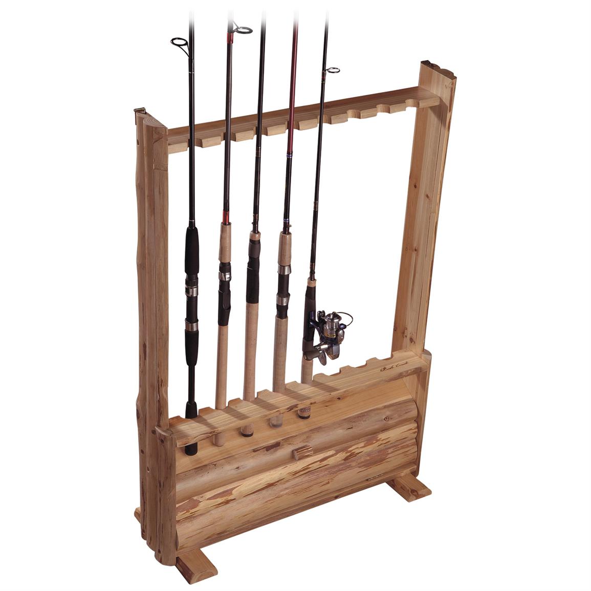 Rush Creekâ„¢ Log 8 - Rod Rack With Storage - 143358 