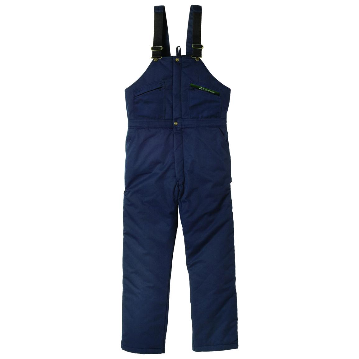 Key® Men's Insulated Twill Bib Overalls 226808, Overalls & Coveralls