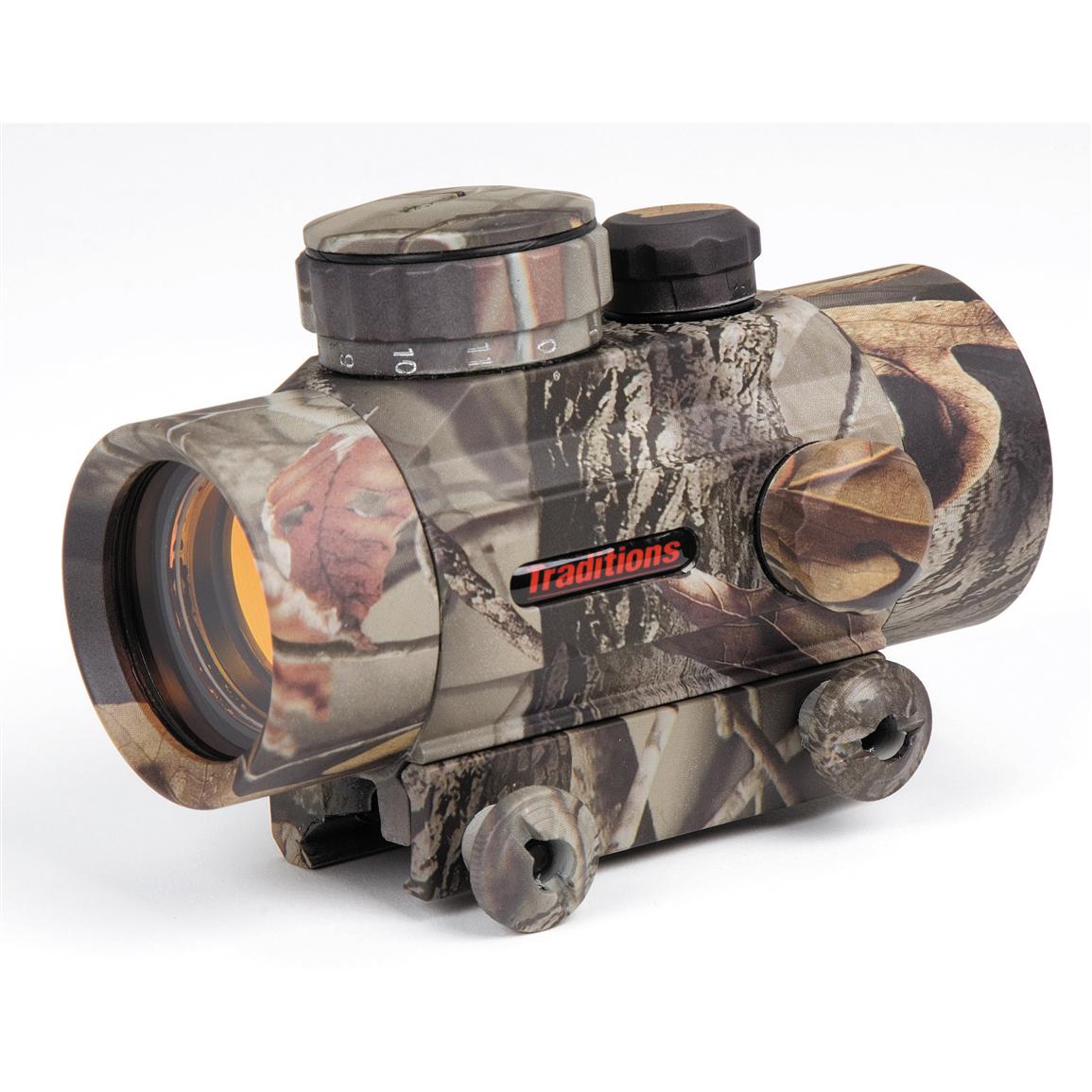 Traditions™ Camo 1x30 Red Dot Scope 143887, Sights, Scopes & Mounts