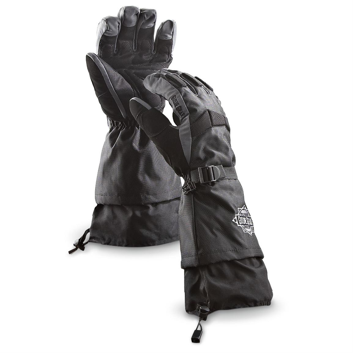 Guide Gear® 80 gram Thinsulate™ Insulation Ice Gloves, Black / Gray
