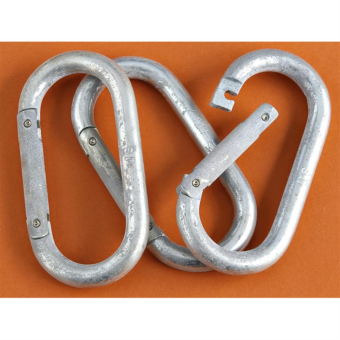 3 New U.S. Military Carabiners 144408, Hand Tools at Sportsman's Guide