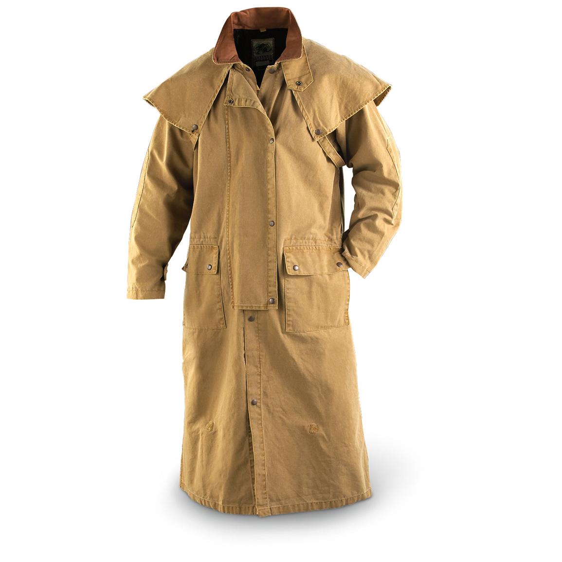 Sydney Oilcloth Clothing Co.™ Canvas Duster, Mustard - 144500 ...