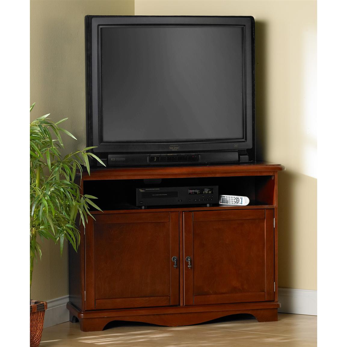 Southern Enterprises, Inc. Corner TV / DVD Stand 145336