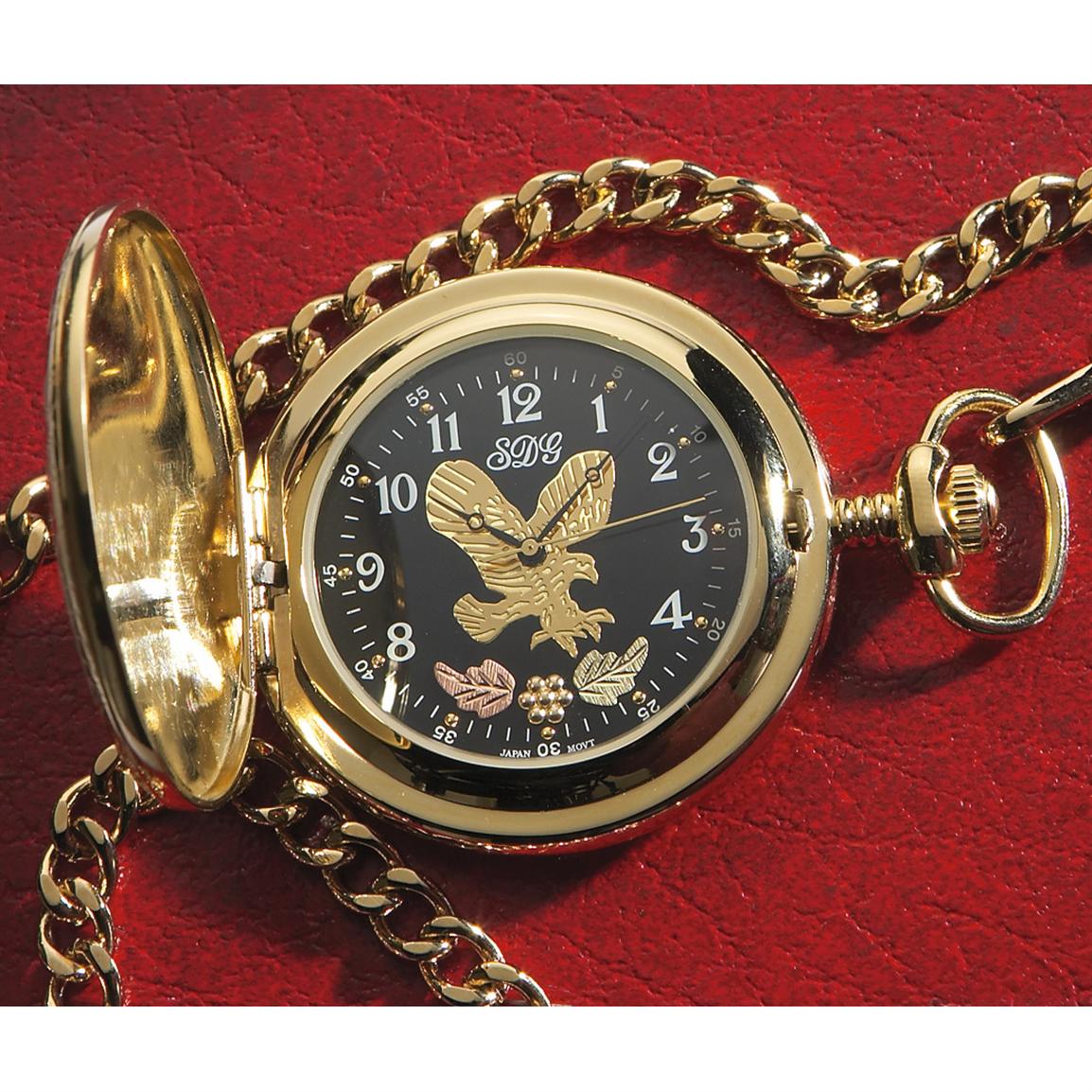 black hills gold pocket watch