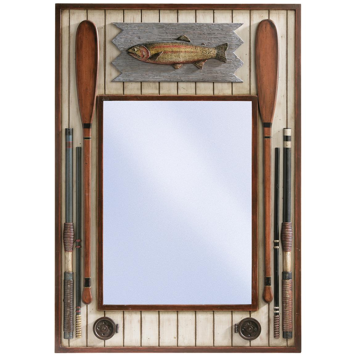 Woolrich Collection® by Shady Lady® Gone Fishing Mirror 145835, Wall