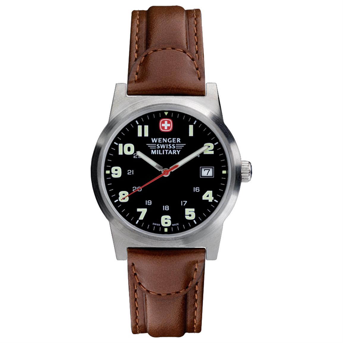 Men's Wenger® Swiss Military Classic Field Watch - 145902, Watches at ...