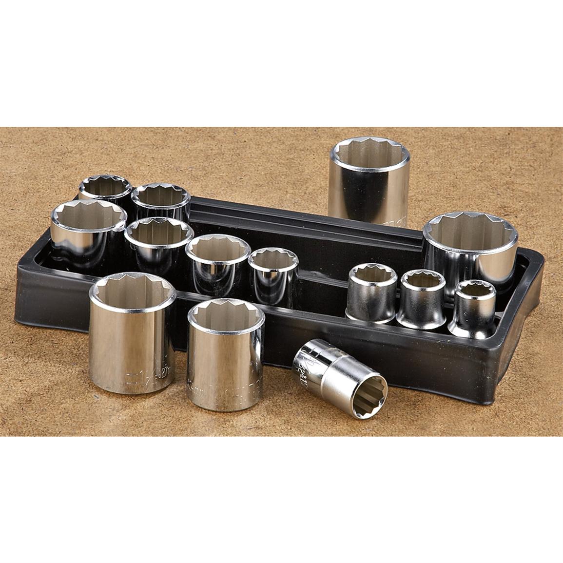Metrinch™ 1/2" Socket Set 146038, Hand Tools & Tool Sets at Sportsman